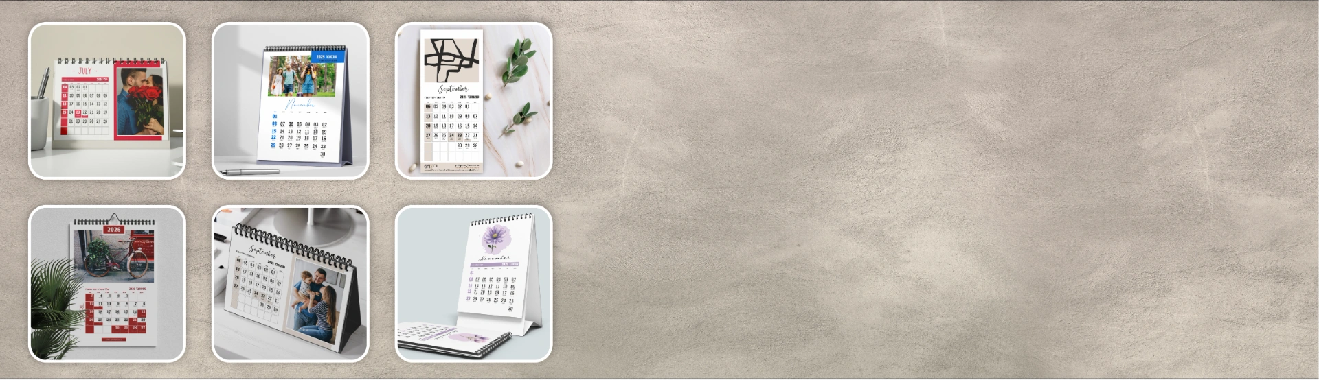 לוחות שנה 2025-2026 משפחתי או עיסקי - עיצוב אישי ומיוחד